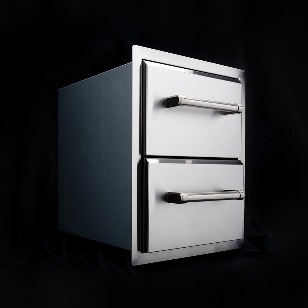 Built-in Vertical Double Drawers (10” / 10”)