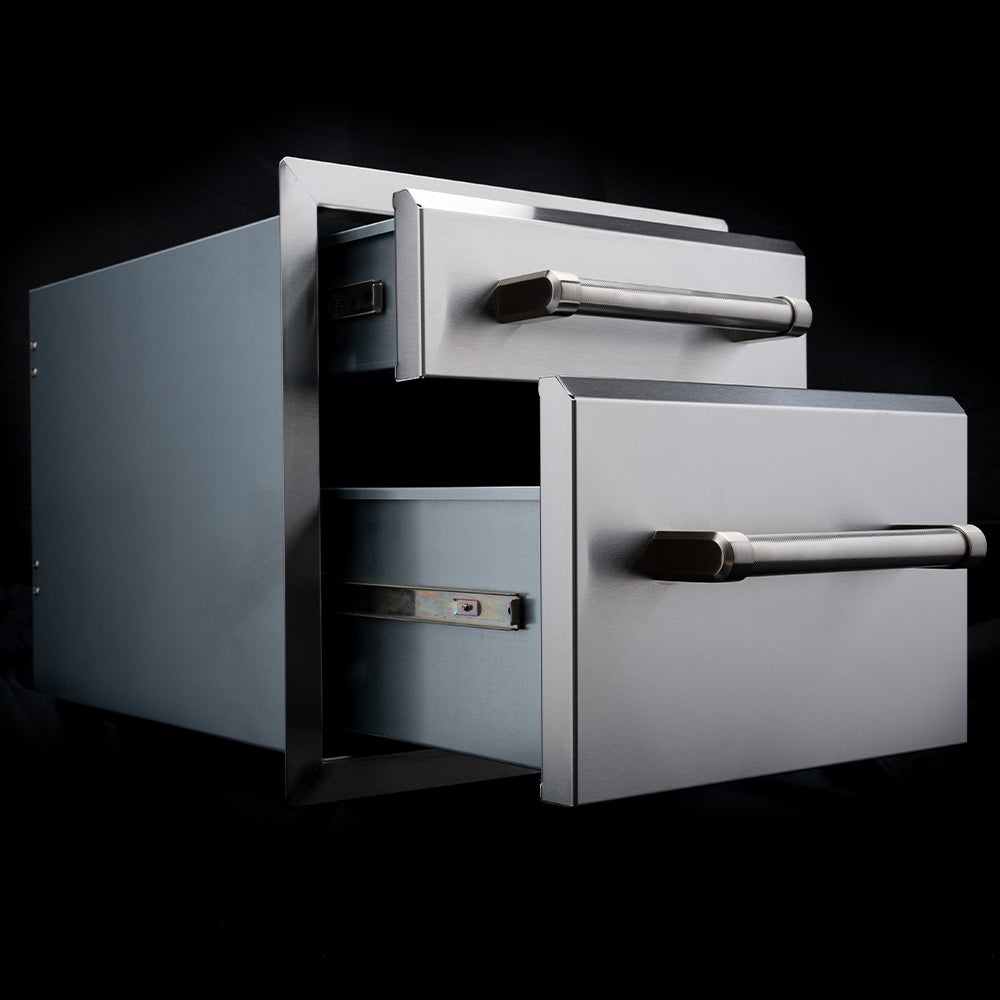 Built-in Vertical Double Drawers (5” / 10”)