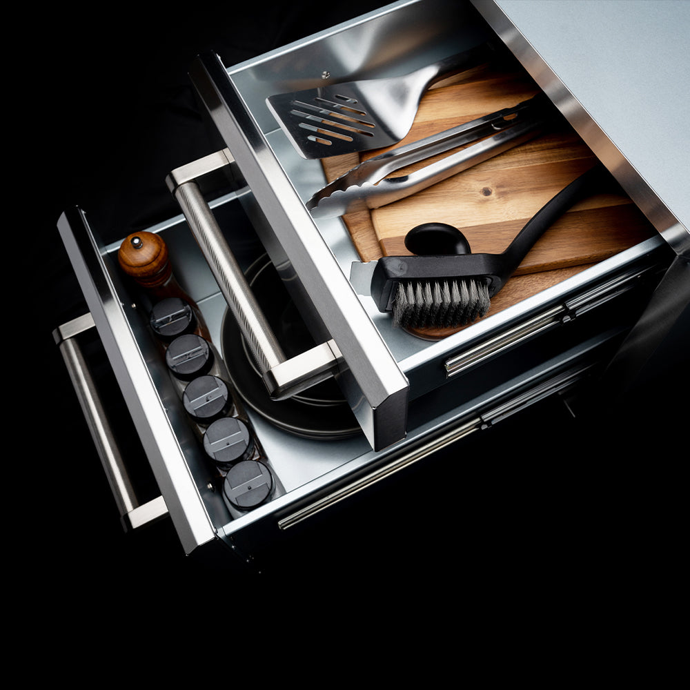 Built-in Vertical Double Drawers (5” / 10”)