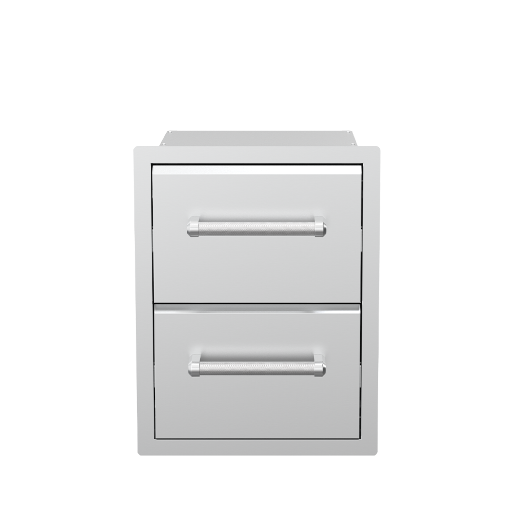 Built-in Vertical Double Drawers (10” / 10”)