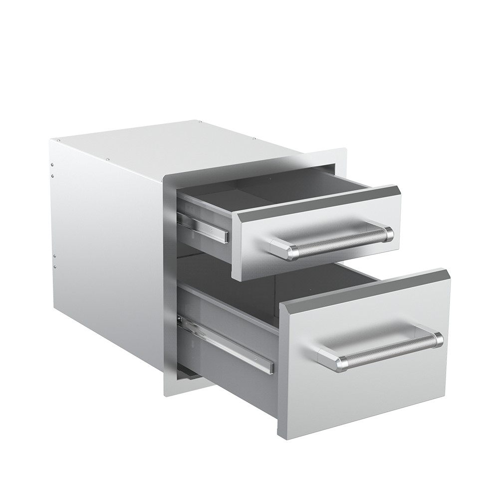 Built-in Vertical Double Drawers (5” / 10”)