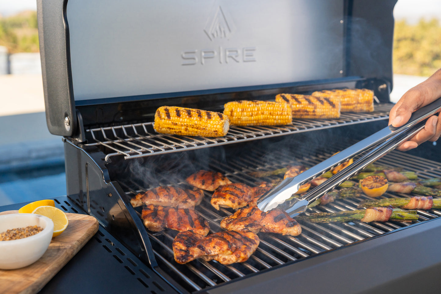 
                  
                    Spire 550X 6 Burner Dual Fuel Gas Grill with Cover
                  
                