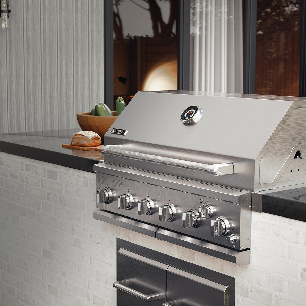 3050R 30 in. Built-In Gas Grill Head – Spire